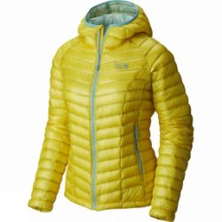 Mountain Hardwear Women's Ghost Whisperer Down Hooded Jacket Lemon Twist